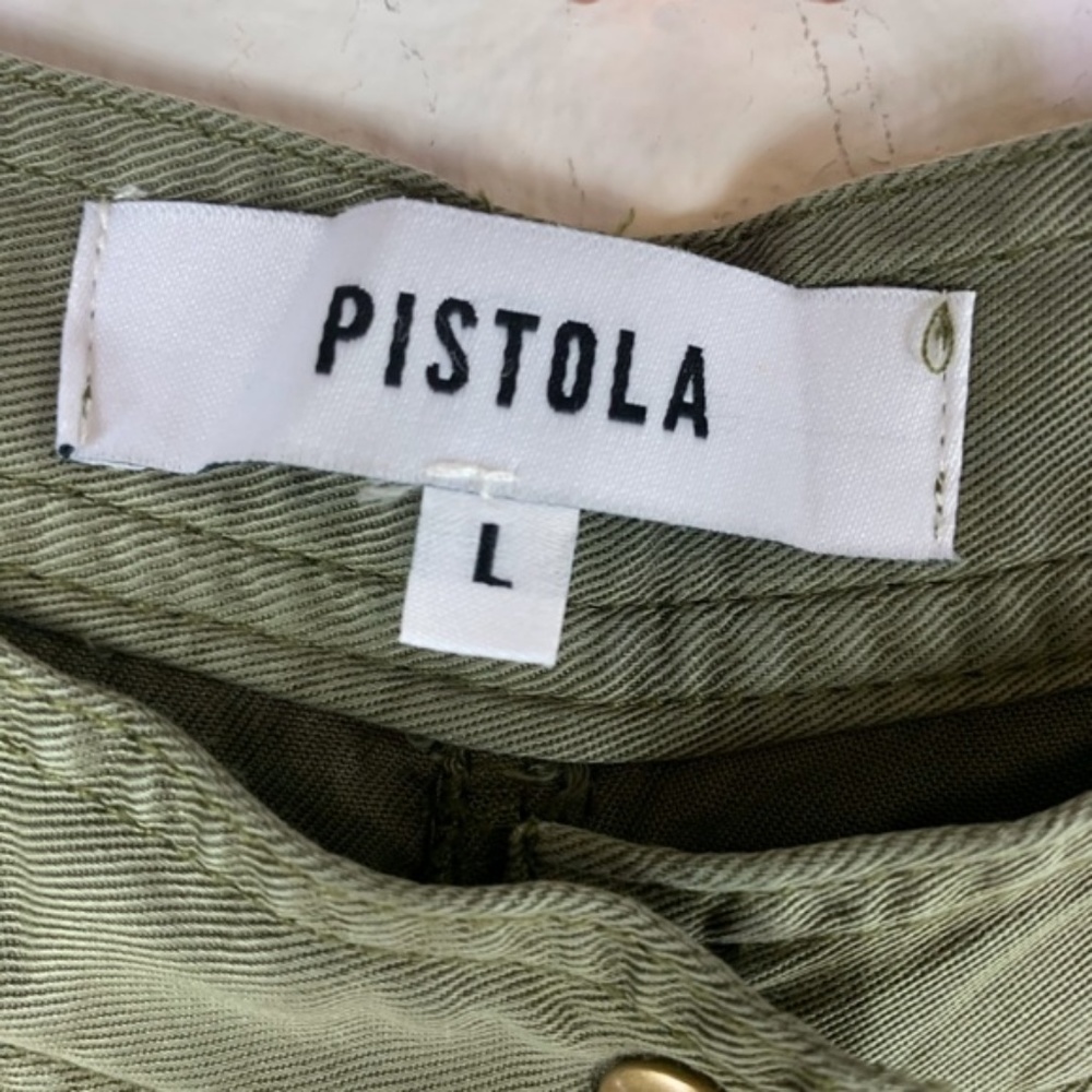 PISTOLA Olive Green Maxi Skirt with Front Buttons - Picture 7 of 8